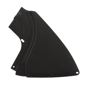 The AGCO Left Hand Protection (model Acw2075750) is a black, curved automotive part featuring several holes and ridges, shown isolated on a white background. No current product description information is available.