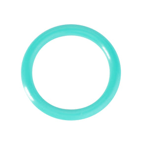 A solid light blue AGCO | O-Ring - 3011911X1, reminiscent of high-performance demands, stands out against a white background.