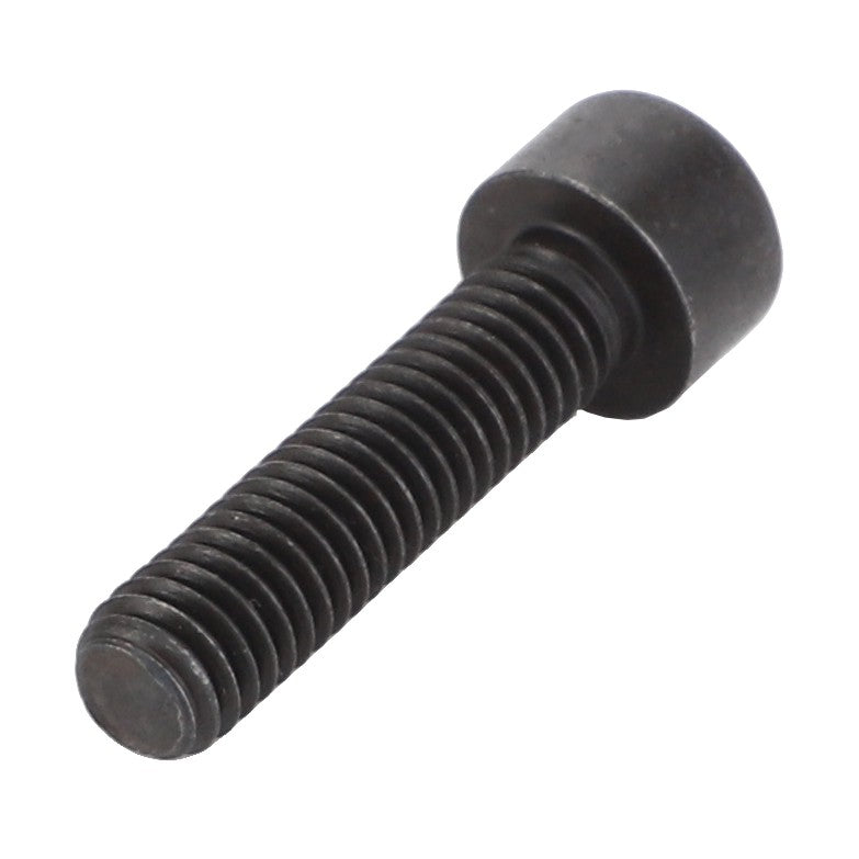 A black metal hex socket head cap screw with a threaded body and cylindrical head, named AGCO Bolt - Acp0494110 by the brand AGCO.