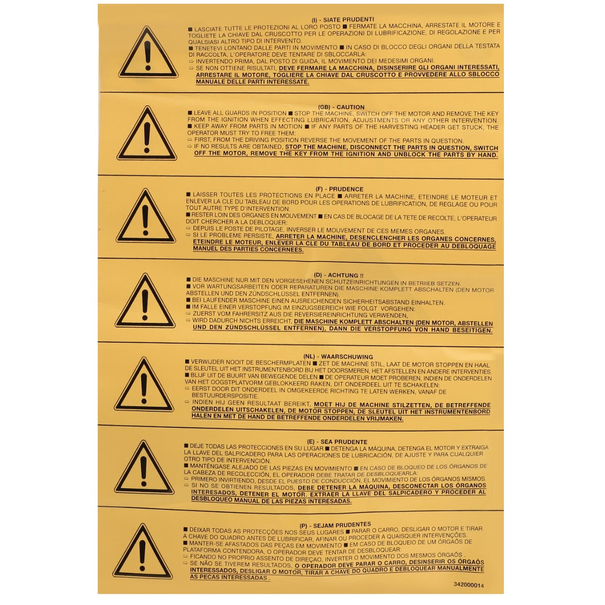 AGCO | Decal | AG-La342000014
