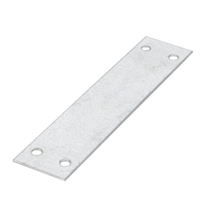 An AGCO rectangular metal plate, named RIVET - D28282209, featuring four holes placed at each corner. No additional product description information is available.