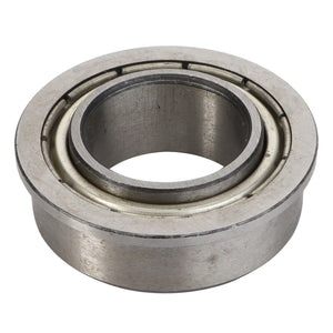 The AGCO | BEARING - CG1251222002 is a metal ball bearing with an inner and outer ring, featuring a cylindrical shape and visible grooves. Currently, there is no additional product description available for further details.