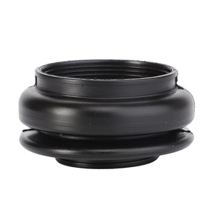 A rounded black rubber gasket with ridged edges, compatible with Fendt equipment, known as the AGCO Boot - 3811265M1.