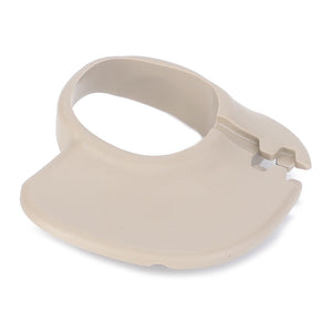 The AGCO Buffer (model number 3909905M1) is a beige plastic visor featuring an adjustable strap and a notch for attachment, perfect for Valtra Models.