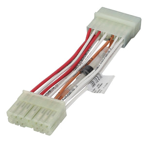 Image of the AGCO Harness - 4280086M1 featuring multiple colored wires and white plastic connectors at both ends. No current product description available.