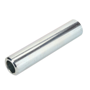 Product Description: The AGCO BUSH - D28250317 is a cylindrical metal pipe featuring a reflective, silvery surface. It appears solid and smooth to the touch, underlining its high-quality construction. This item by AGCO lacks specific product description details beyond its visual attributes.