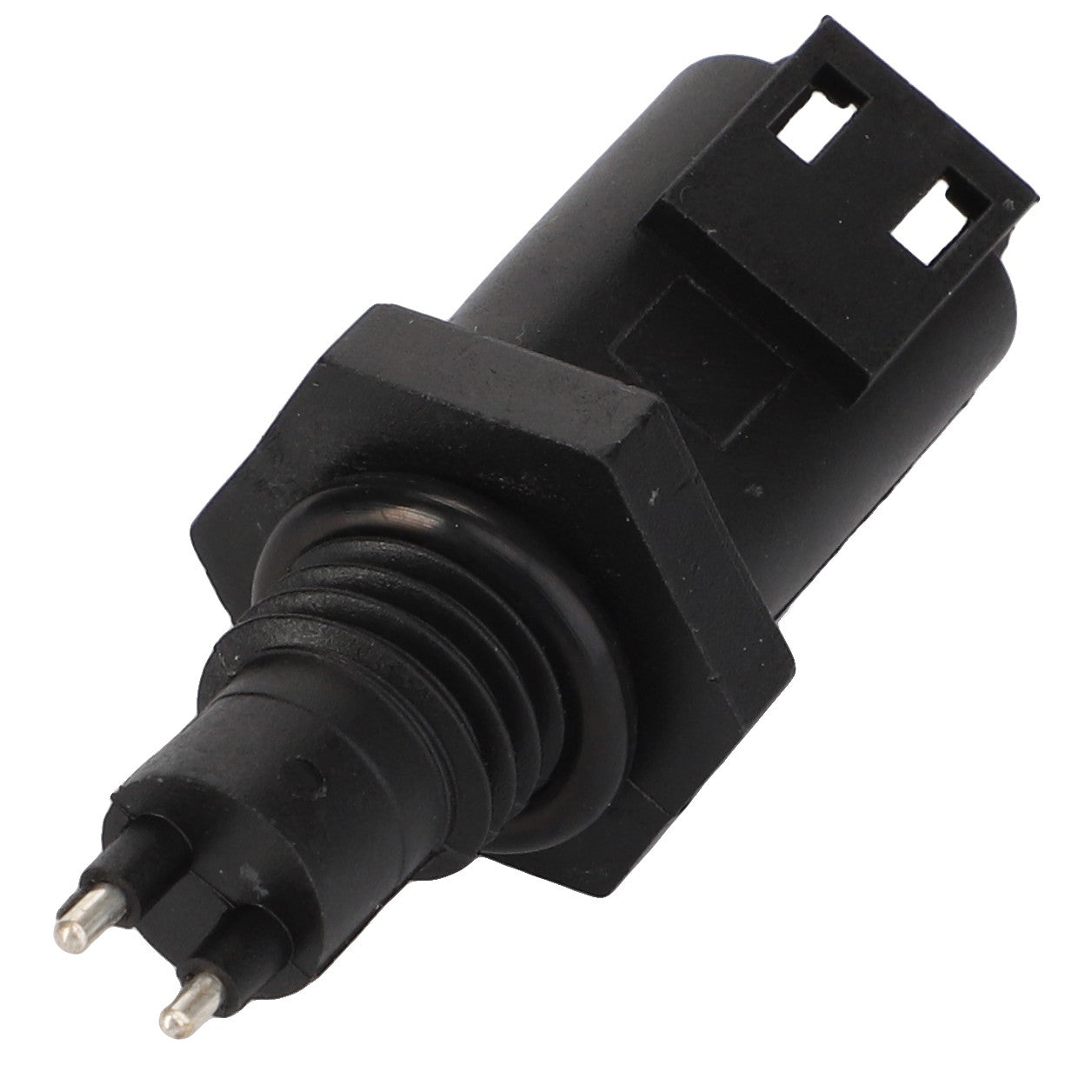 AGCO WARNING DECAL - ACP0535880, a black automotive two-pin brake light switch featuring a hexagonal fastening section, currently lacks product description information.