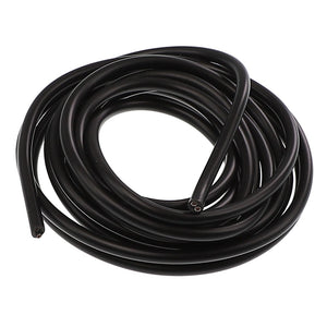 A coiled length of black electrical wire from AGCO, specifically the AGCO | CABLE - AL5024202 model, on a white background with no current product description information available.