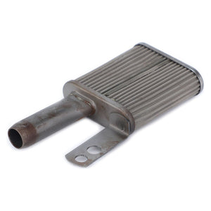 Image of the AGCO Hydraulic Element – 886547V92 metal automotive part with two protruding tubes and mounting brackets, likely a transmission oil filter for Massey Ferguson machinery.