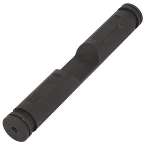 A product from AGCO, specifically the BOLT - D46174400, is a black cylindrical metal rod featuring indented sections and flat ends, resembling an engine or mechanical part. No current product description information is available.