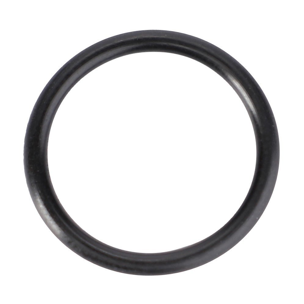 An AGCO O-Ring, Ø 15.00 X 1.80 mm (3714814M1), viewed from above on a white background, is perfect for meeting the high-performance demands of Massey Ferguson models.