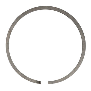 The AGCO Plain Compression Ring - X560703700000, also known as a metal circlip or snap ring, is shown in an open circular shape with a small gap at the ends. Ideal for various applications, it suits Fendt Vario and Favorit Vario models perfectly.