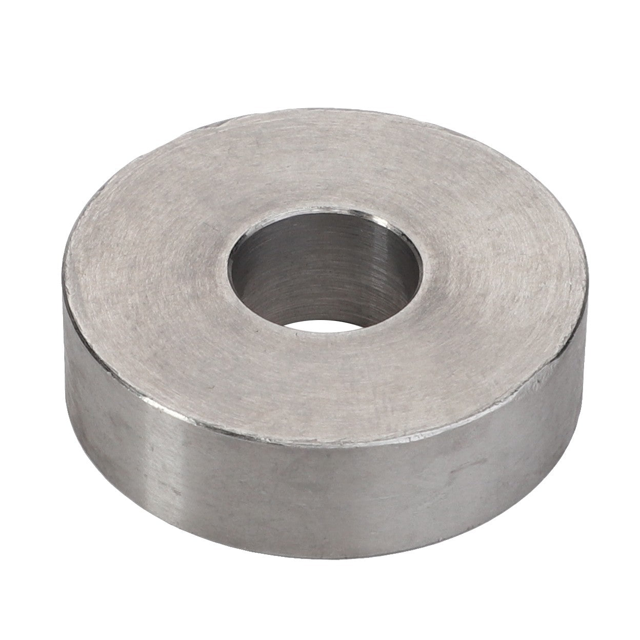 The AGCO | Disc - 0910-80-39-00 is a circular silver-gray metallic washer with a central hole, designed for secure fastening.