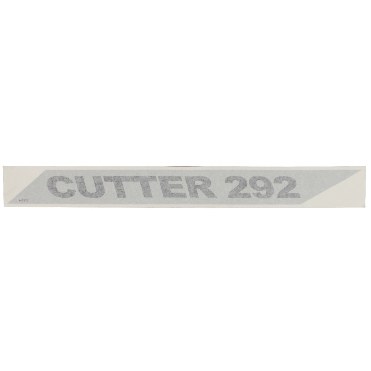 Gray text reading "AGCO | Decal - Fel142125" elegantly displayed on a pristine white background strip.