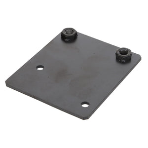 A flat, square metal AGCO bracket (part number Acw1545880) with two hex nuts and two holes near the edges. The gray AGCO bracket appears to be a component for machinery or a structural part, though no detailed product description information is currently available.