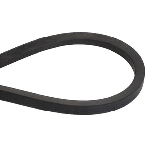 Close-up of an AGCO | BELT - D41926500, a black rubber V-belt arranged in a loop, used in various mechanical and automotive applications for power transmission. No current product description information available.