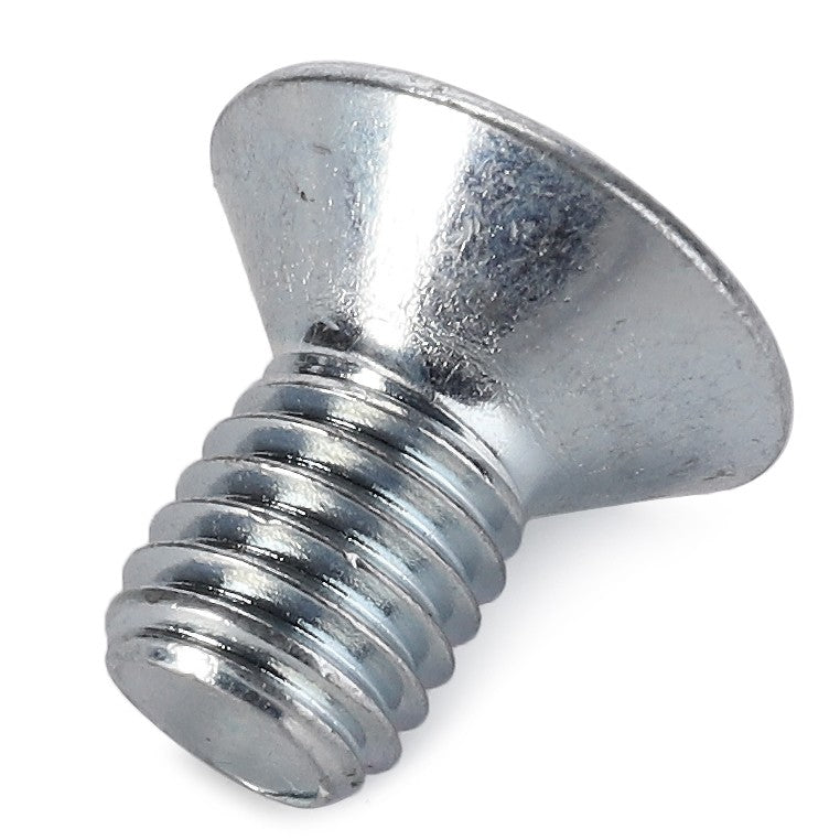 A close-up image of AGCO's silver metal screw, Va020488, featuring a flat, conical head and a threaded shaft. Unfortunately, there is no current product description available for this specific item.