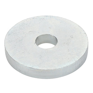 The AGCO Plate - Acp0295170, a silver metal washer with a central hole, serves as a crucial spacer or load distributor in various mechanical assemblies.