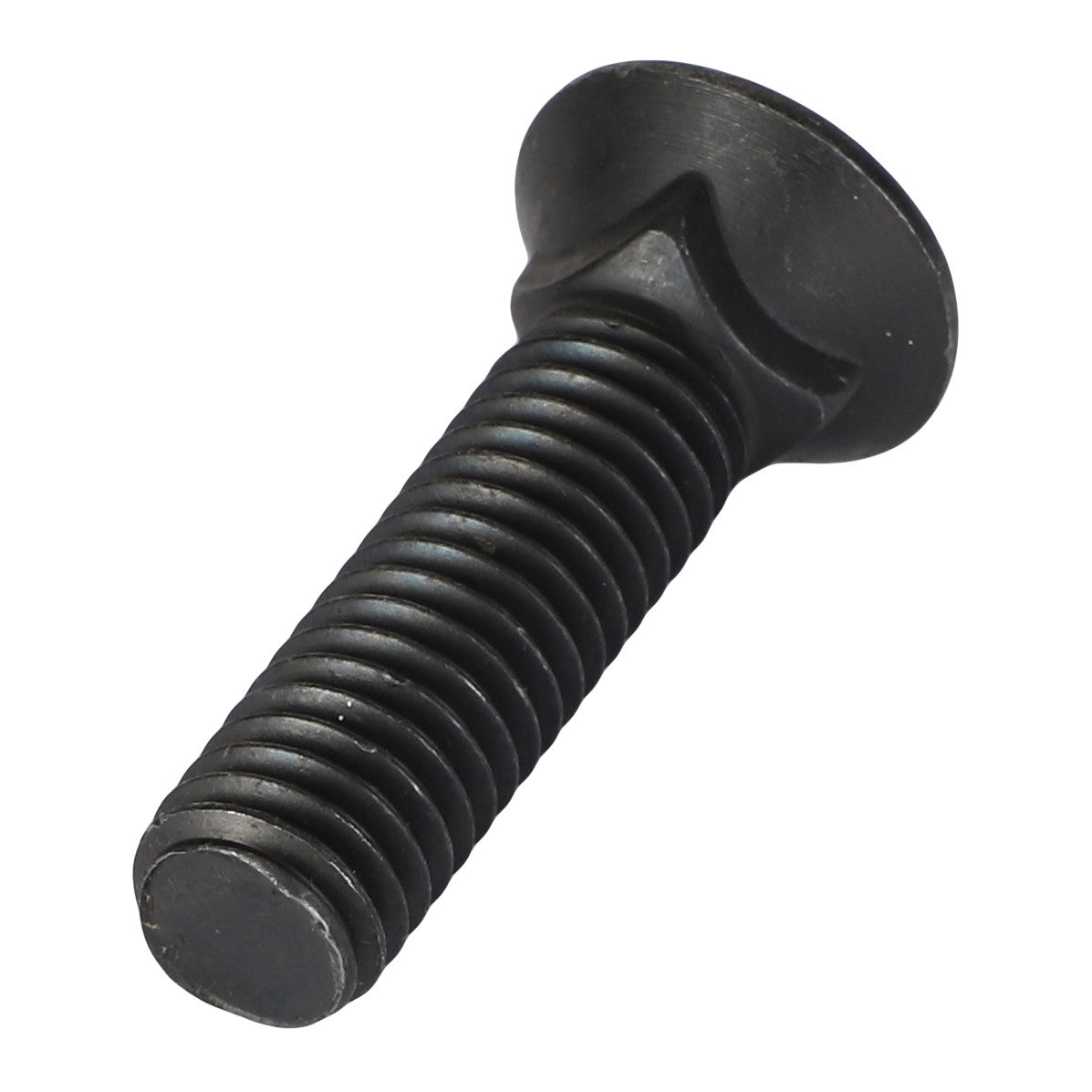 The AGCO | Plow Bolt - Acp0027970 by AGCO features a close-up of a black, threaded metal bolt with a round head.