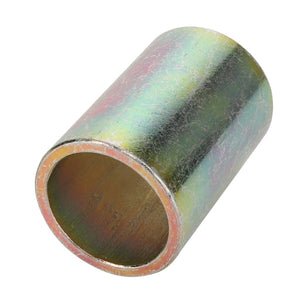 The AGCO | BUSH - D26733691 is a cylindrical metal bushing with a hollow center and a slightly textured, multi-colored surface. No current product description information is available.