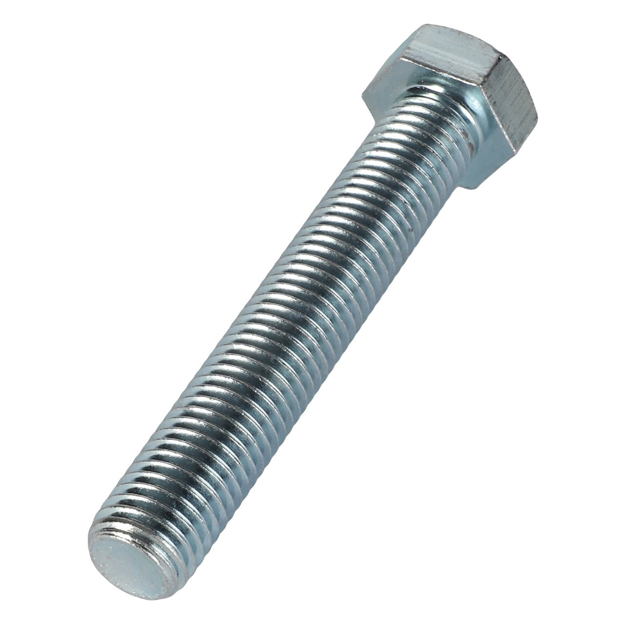 A metal hex bolt with a partially threaded shank and a hexagonal head, shown against a white background. This is the AGCO Hexagonal Head Bolt - Acp0015480. No current product description available.