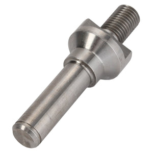 Introducing the AGCO | SHAFT - D28760391, a precision-crafted metal shoulder bolt from AGCO, featuring a threaded end and an unthreaded cylindrical shaft for reliable performance.