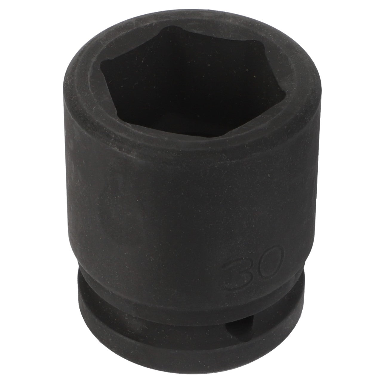 A black, cylindrical socket with a square opening and the code "Acp0437640" engraved on its side, designed to ensure a perfect fit for mechanical tools, officially known as the AGCO Bearing Cap.