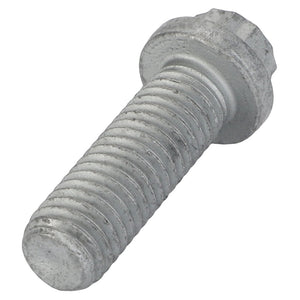 A close-up of an AGCO Washer Head Bolt - F339202710030, featuring a metal, threaded body and hexagonal head, shown against a plain white background.