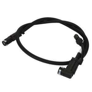 AGCO | Def Harness - Acw0484580, a black automotive wiring harness from the AGCO brand, features connectors on both ends and comes with a protective casing. No current product description information is available.