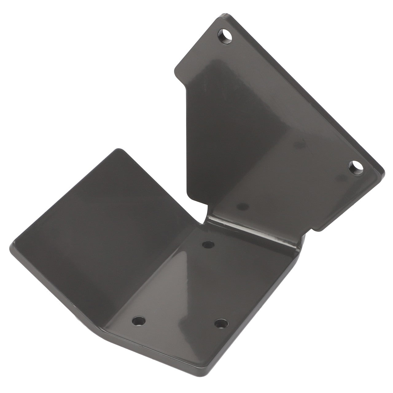 The AGCO | Radar Bracket - Acw7598590 is a metal bracket featuring a right-angle bend and four screw holes, specifically designed for mounting or structural support. No additional product description information is available at the moment.