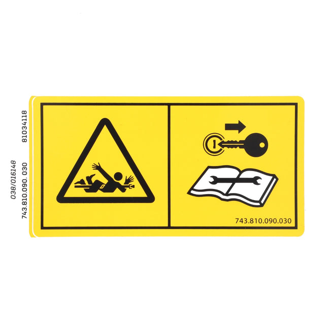 AGCO | Safety Sign - 743810090030 - Farming Parts