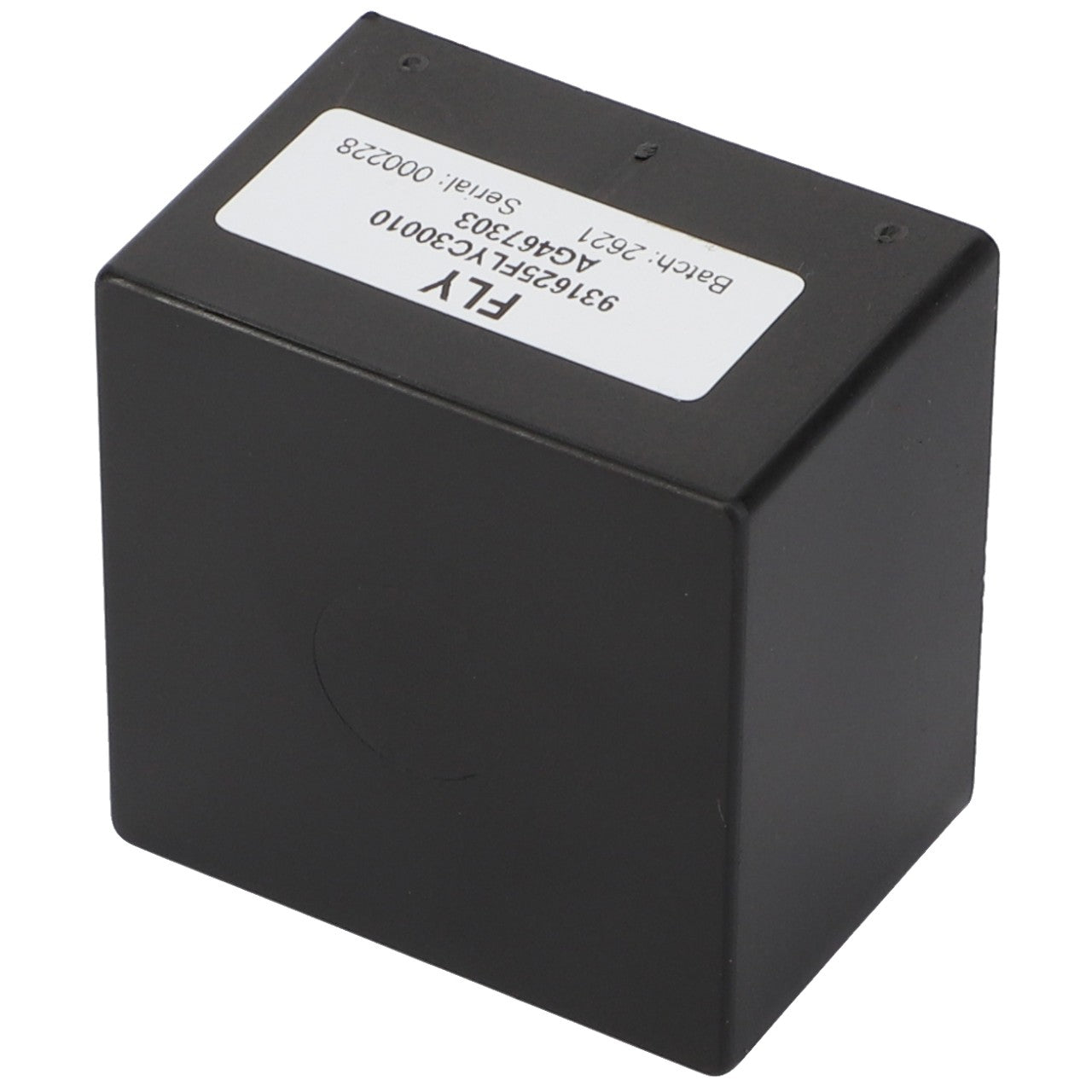 A black rectangular electronic device known as the AGCO | Relay - Acp0333140, featuring a white label on one side with text and numbers; no current product description available.