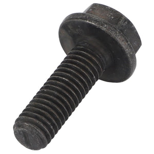 AGCO | Hexagon Flange Bolt - Acw0775840, a metallic threaded hex bolt with a flanged head, lying on a white background. No current product description information is available.