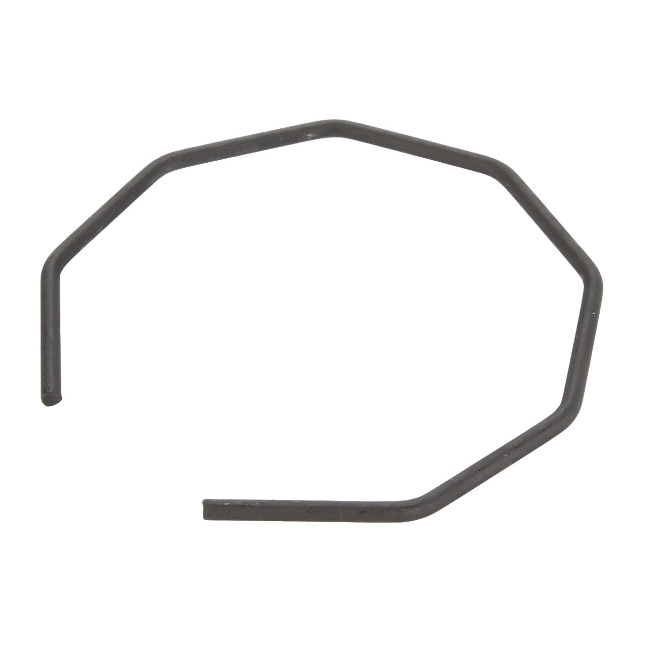 The AGCO | CIRCLIP - ATV0423-034 by AGCO is a circular metal clip with two straight ends designed for securing components. No additional product description information is currently available.