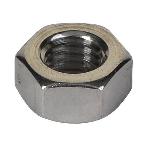 The AGCO | HEX NUT - AG520772 is a metal hex nut with a threaded hole, typically used in conjunction with a bolt to fasten materials together. It belongs to the brand AGCO. No current product description information is available.