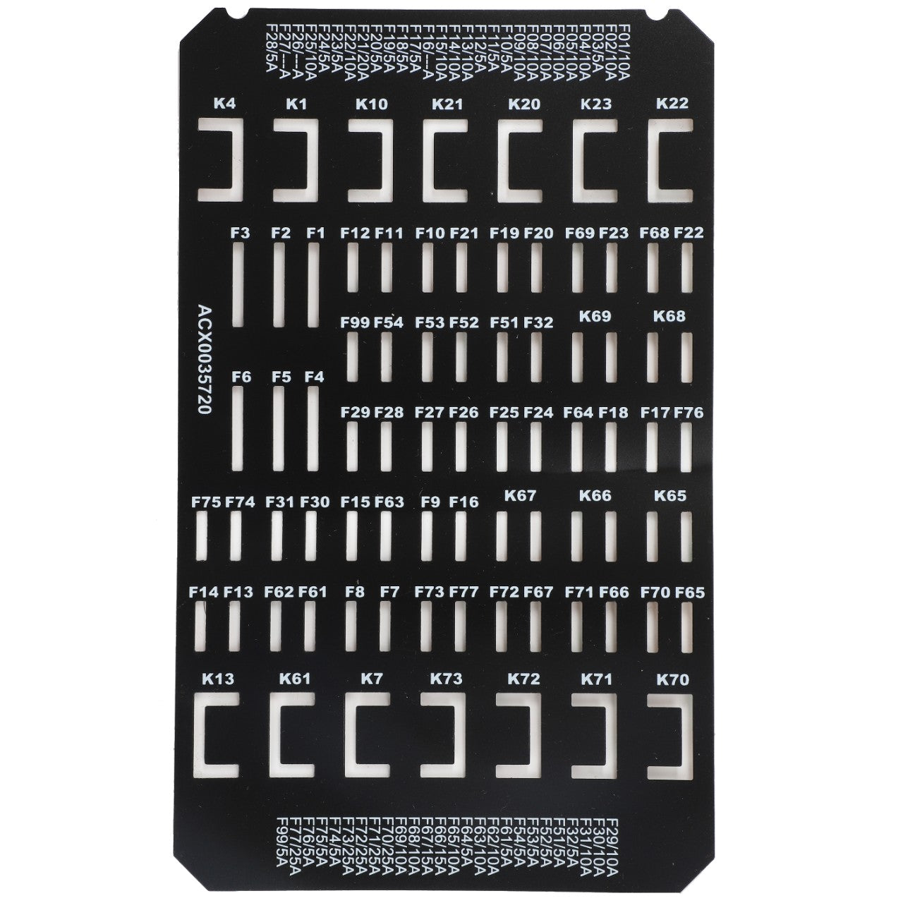 AGCO | Decal, Fuse - Acx0035710 - Farming Parts