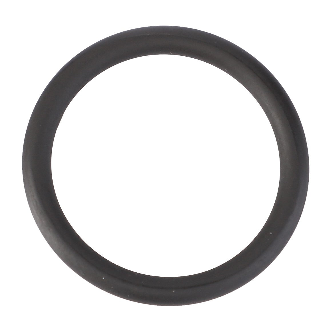 An AGCO black rubber O-ring (Oil Filter - V614702230), circular in shape and designed for high-performance demands, placed against a white background.