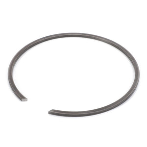 An AGCO Internal Retaining Ring (3006587X1) with an open end rests on a plain white background, commonly used in the assembly of Massey Ferguson models.