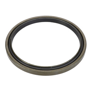 A circular metal ring with a thin black inner lining, likely a mechanical seal or gasket, reminiscent of the precision found in Fendt models, against a white background. Labeled: "AGCO | Casset Ring - F514300020450" by AGCO.