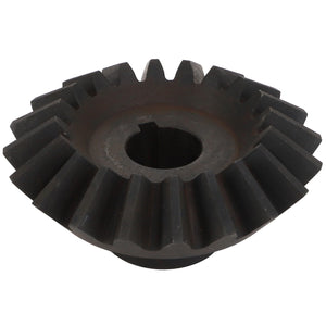 The AGCO | Bevel Gear - ACY1501450 by AGCO features evenly spaced, angled teeth and a central hole, ensuring gear durability and enhancing machinery performance.