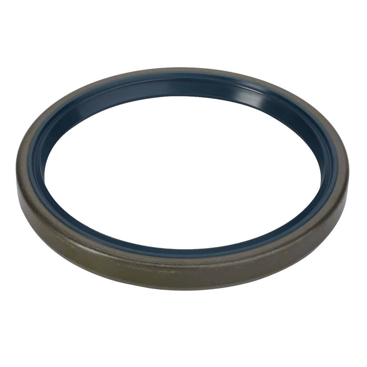 An AGCO O-ring, product code D46100059, featuring a circular metal design with a dark inner lining that likely functions as a sleek mechanical gasket or seal.