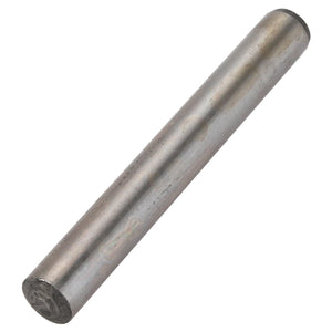 A cylindrical metal rod with a smooth surface and rounded ends, depicted against a white background. The product is named AGCO | PIN - D42696400 from the brand AGCO.