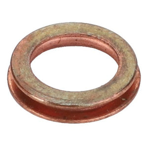 The AGCO | DISC - AK5936-188A, a small, round copper washer from AGCO, features a flat surface and a central hole designed for precise fittings.