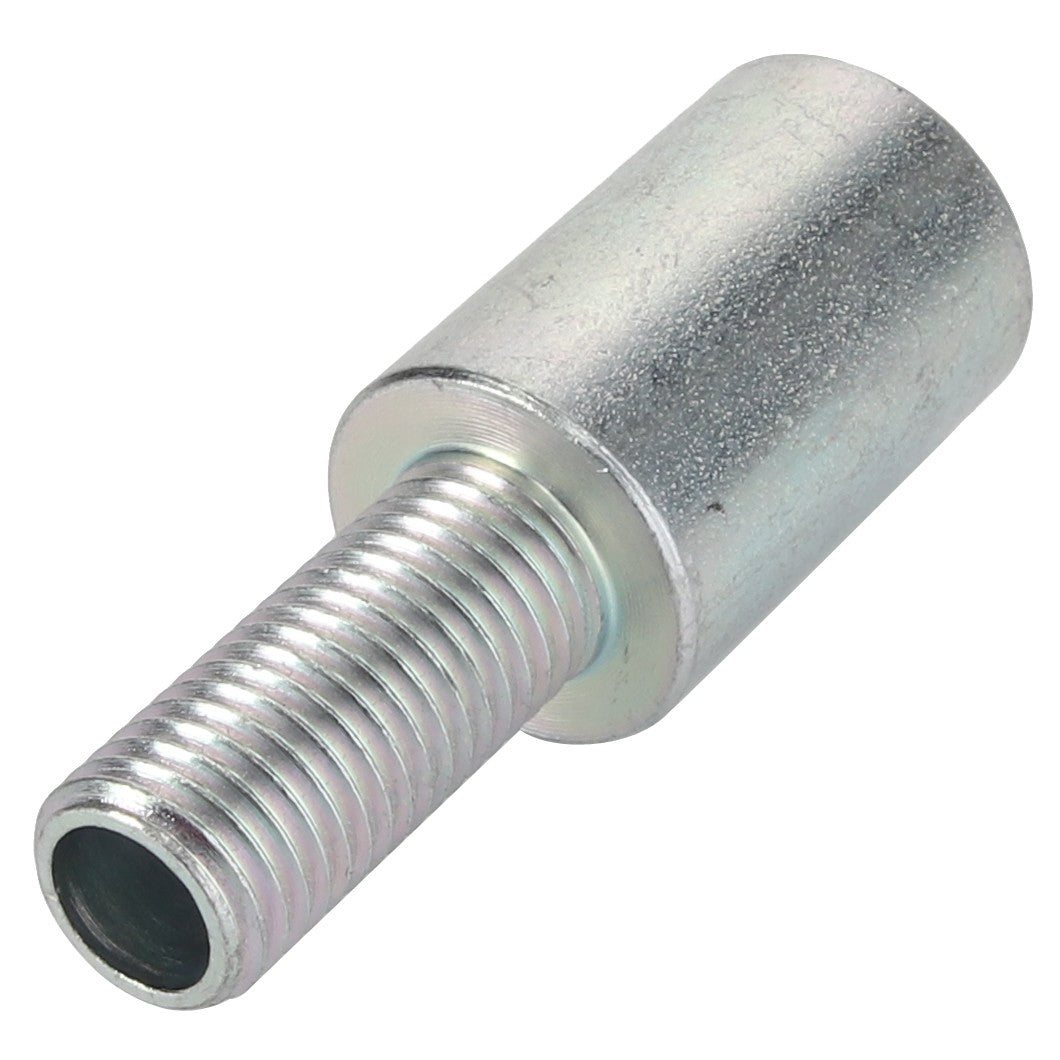 Introducing the AGCO | CLEVIS PIN - 0.010.4415.0: a metal cylindrical rod featuring one end threaded and the other end smooth. For any questions before ordering, please contact our support team.