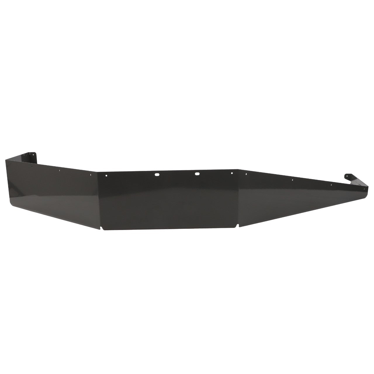 No current product description is available, but the AGCO Shield, Cutterbar - Fel14199409 features an angular design and multiple mounting holes in black metal.