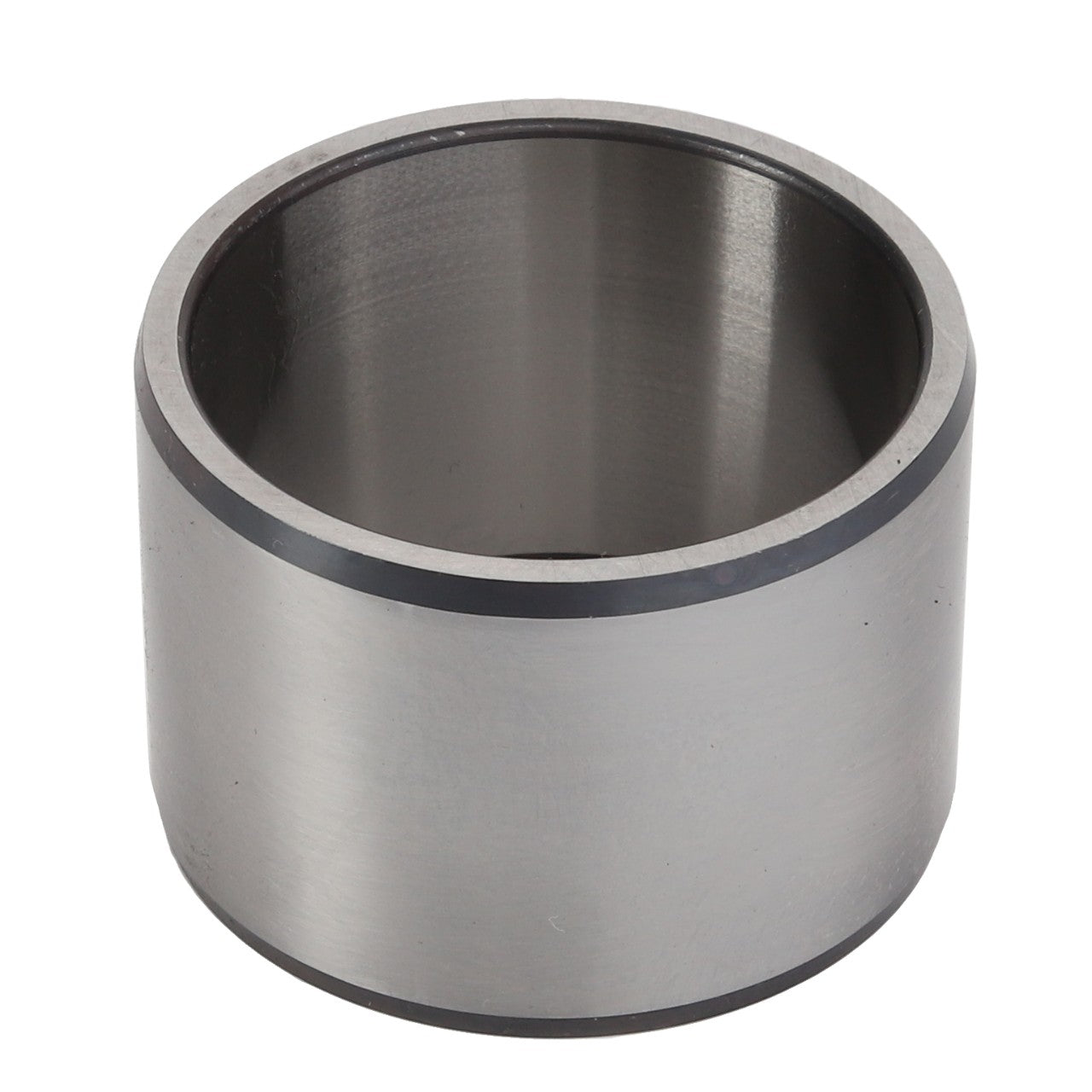 The AGCO | Spacer - Acp0442580, offered by the AGCO brand, is a cylindrical metallic bearing with a polished surface and an inner hollow core. It is typically used in mechanical applications to reduce friction between moving parts. No current product description available.