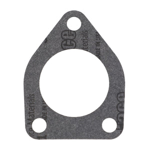 A gray AGCO gasket, V836329194, featuring three holes and text that includes the word "materials." No current product description available.