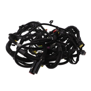 A coiled AGCO automotive wiring harness, model Acw383462C, with various connectors and tags, set against a plain white background. Unfortunately, no current product description information is available.