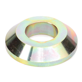 The AGCO | SPACER - D28380003 is a sleek, conical metal collar with a precise circular hole in the center.