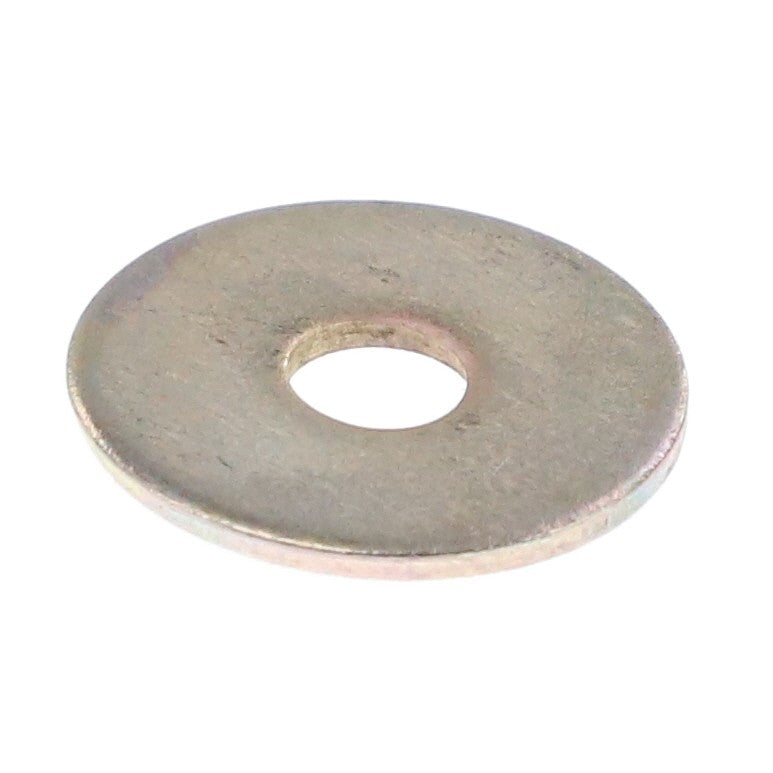 The AGCO | Washer - Acw0352380, a flat, circular metal washer with a central hole, is commonly used in mechanical assemblies.